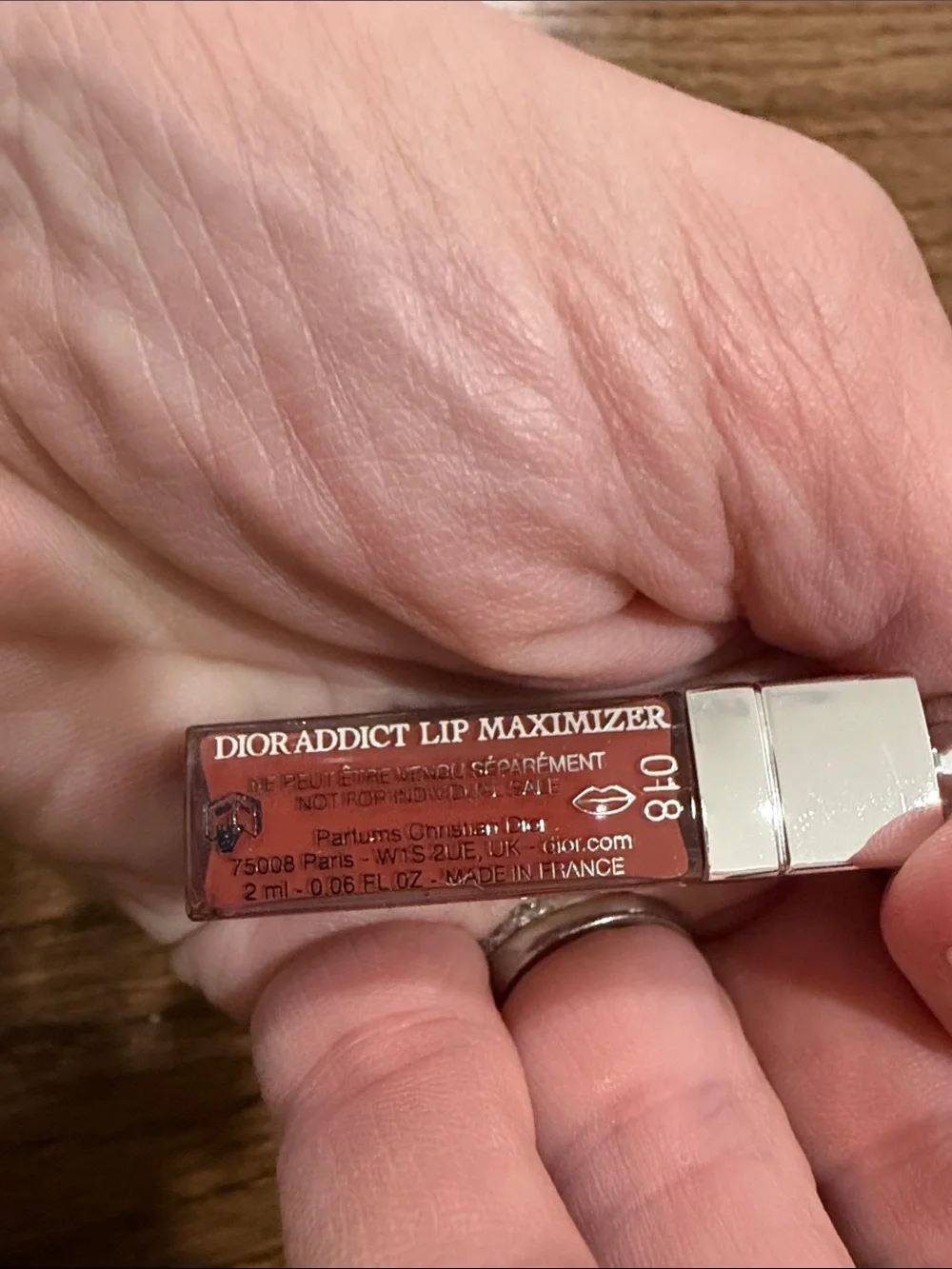 Dior Addict Lip Maximizer Gloss — Intense Spice travel size